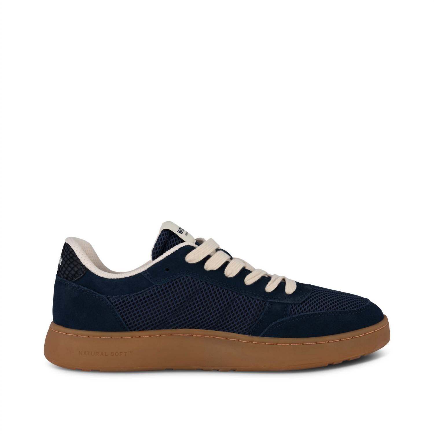 Woden Men's Frode Mesh Sneaker in navy - men's sneaker