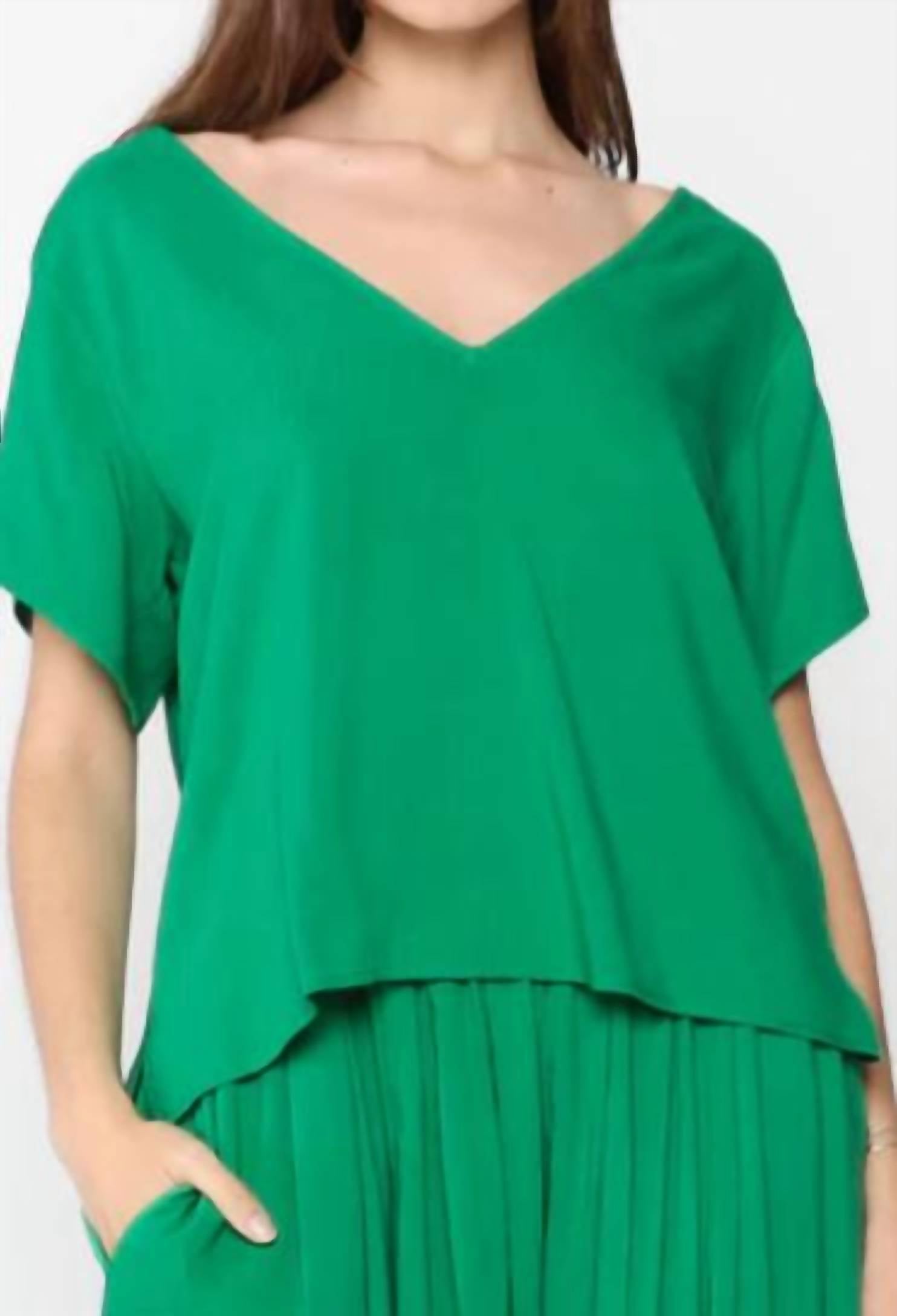 Ripley Rader - Linen Every Day V Neck Top