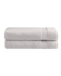 Under the Canopy Classic Organic 2-piece Bath Sheet Set in silver - item