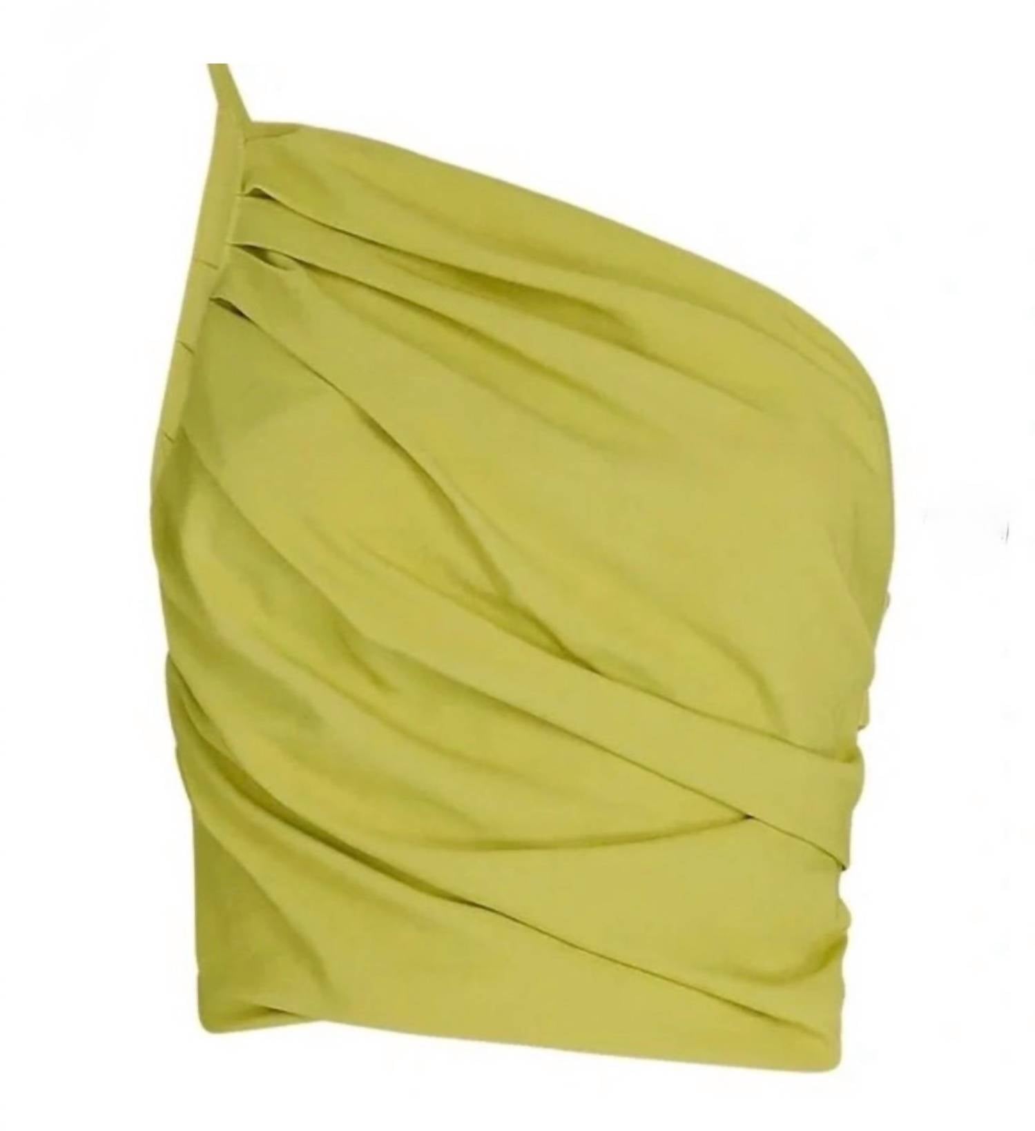The Sei - Gathered Asymmetric One Shoulder Top & Amino Skirt Set