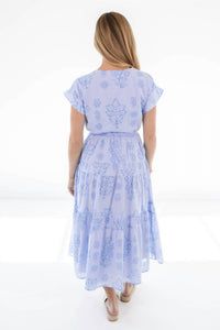 J.Marie - Sienna V-neck Button Up Midi Dress