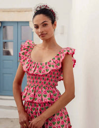 Pink City Prints - Susie Top