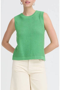 Ichi - Dottie Sweater Tank Top