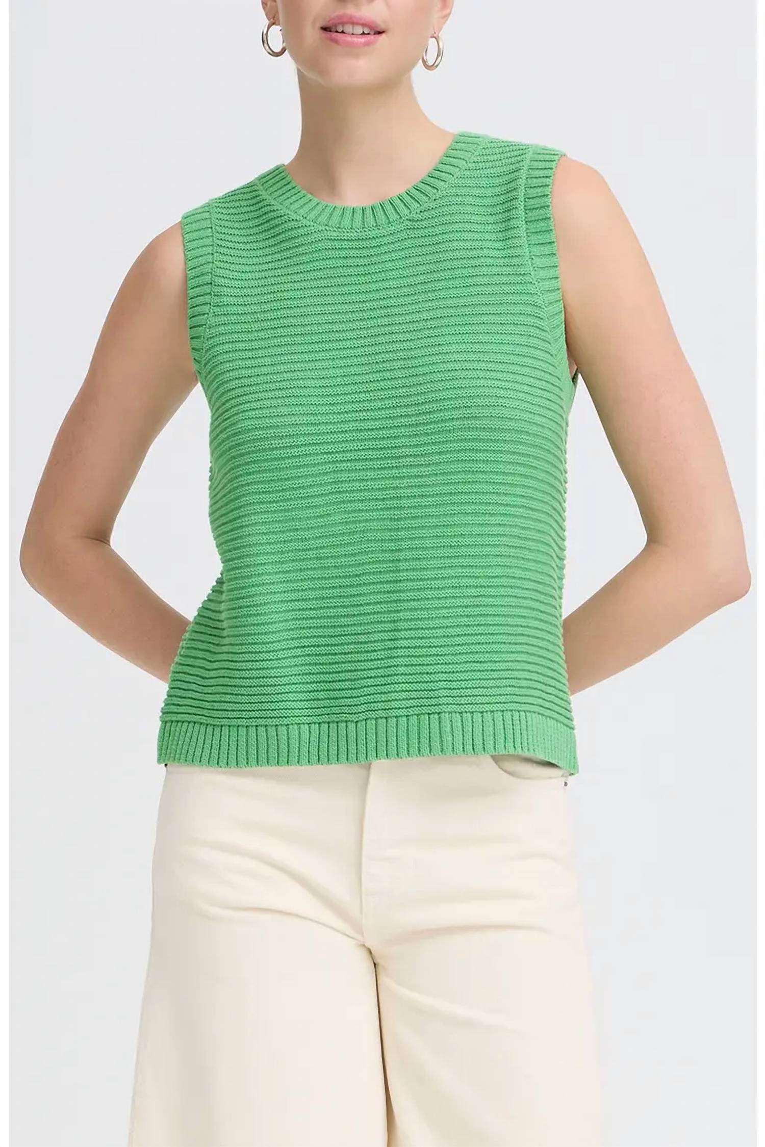 Ichi - Dottie Sweater Tank Top