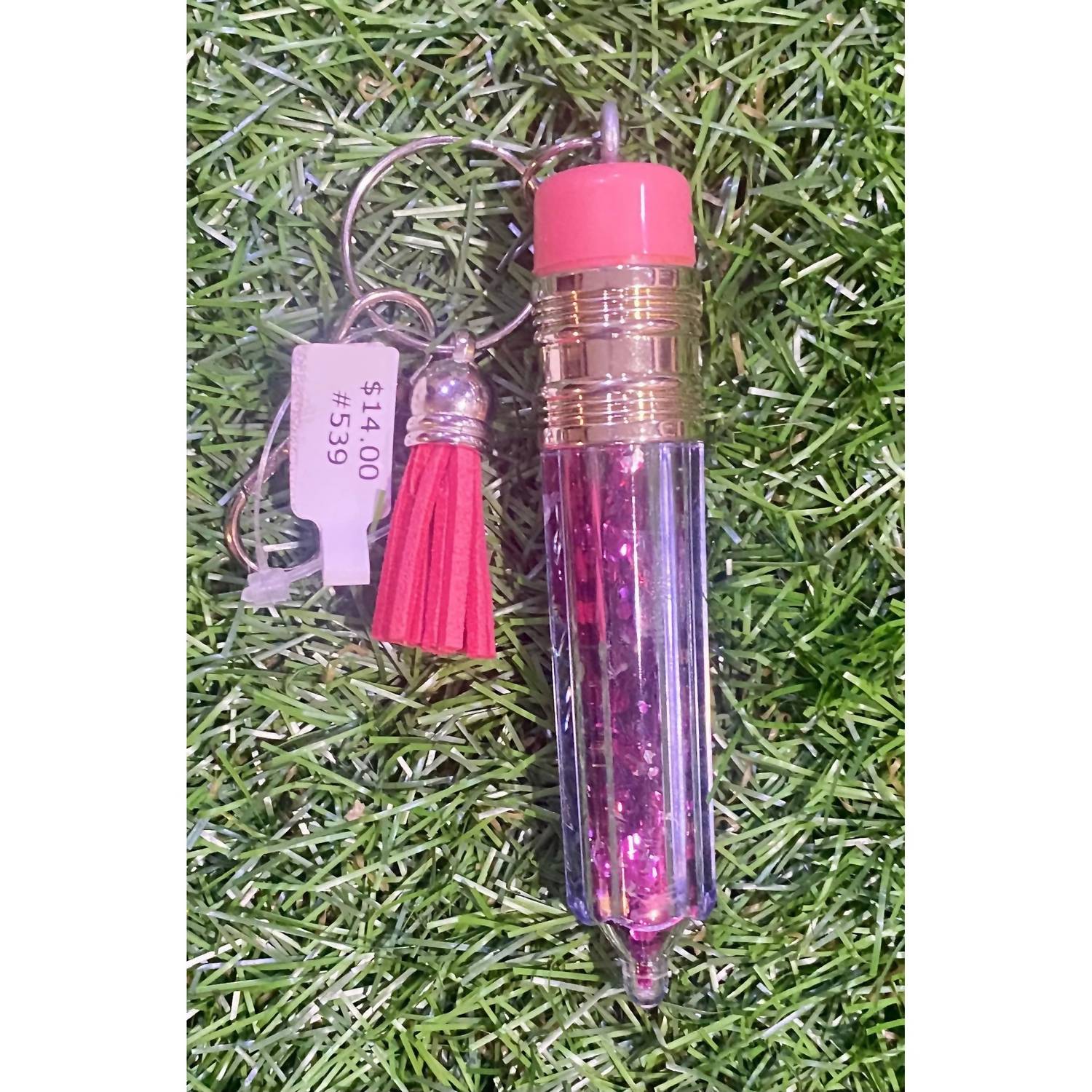 Sophia Collection - Floating Glitter Pencil Keychain