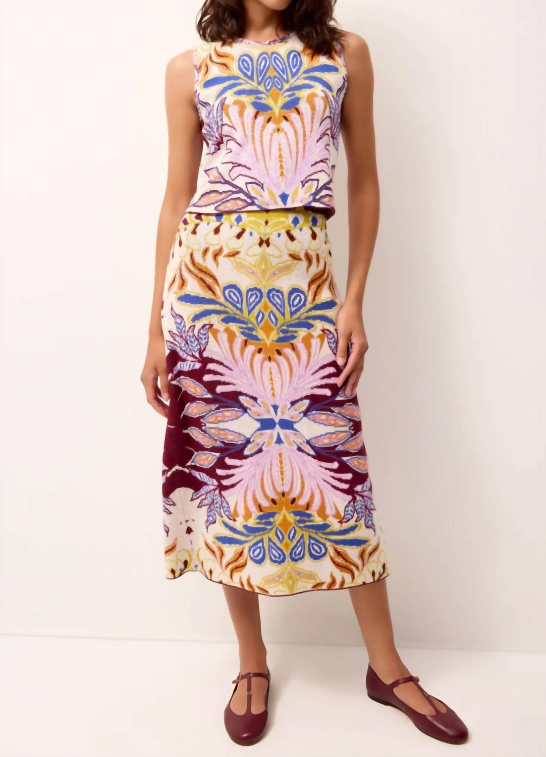 Marie Oliver Women's Janis Skirt in hydrofleur - women's skirt