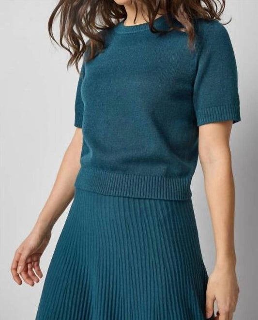 Lilla P - Short Sleeve Sparkle Sweater