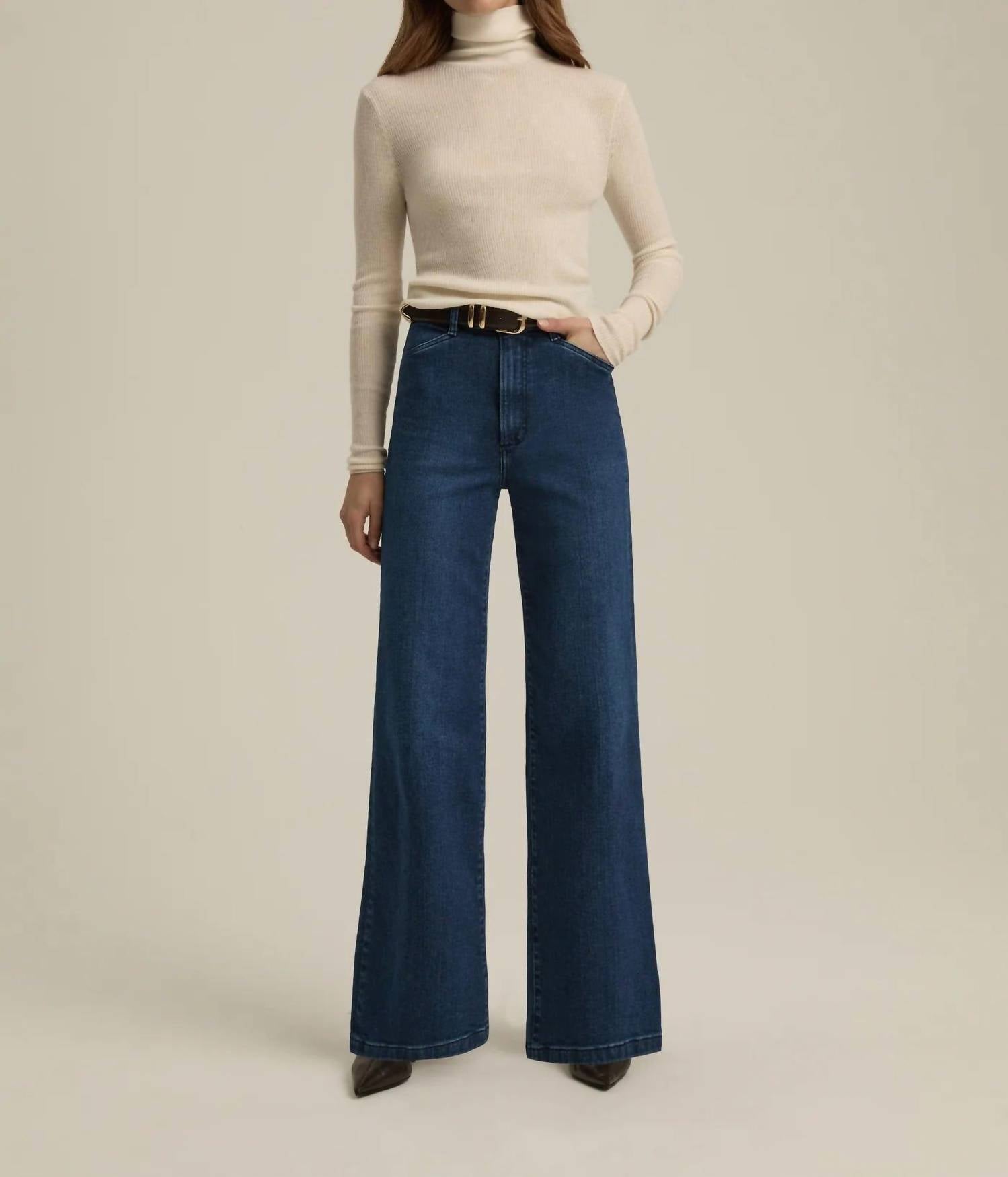 Favorite Daughter - Mischa Super High Rise Wide Leg Jeans