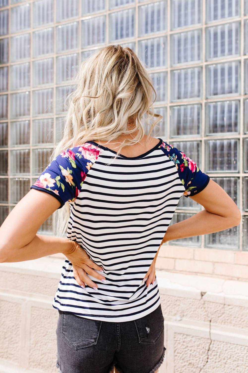 Flower Power Raglan Top