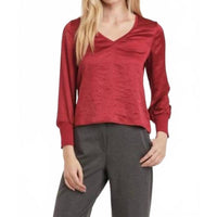 Another Love - Aya Long Sleeve V-neck Top