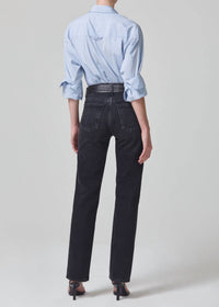 Citizens of Humanity Zuri Stormy Jeans in blue - women's jeans - detail view