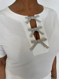 Leo Ugo - Ines Bow Crystal Tee