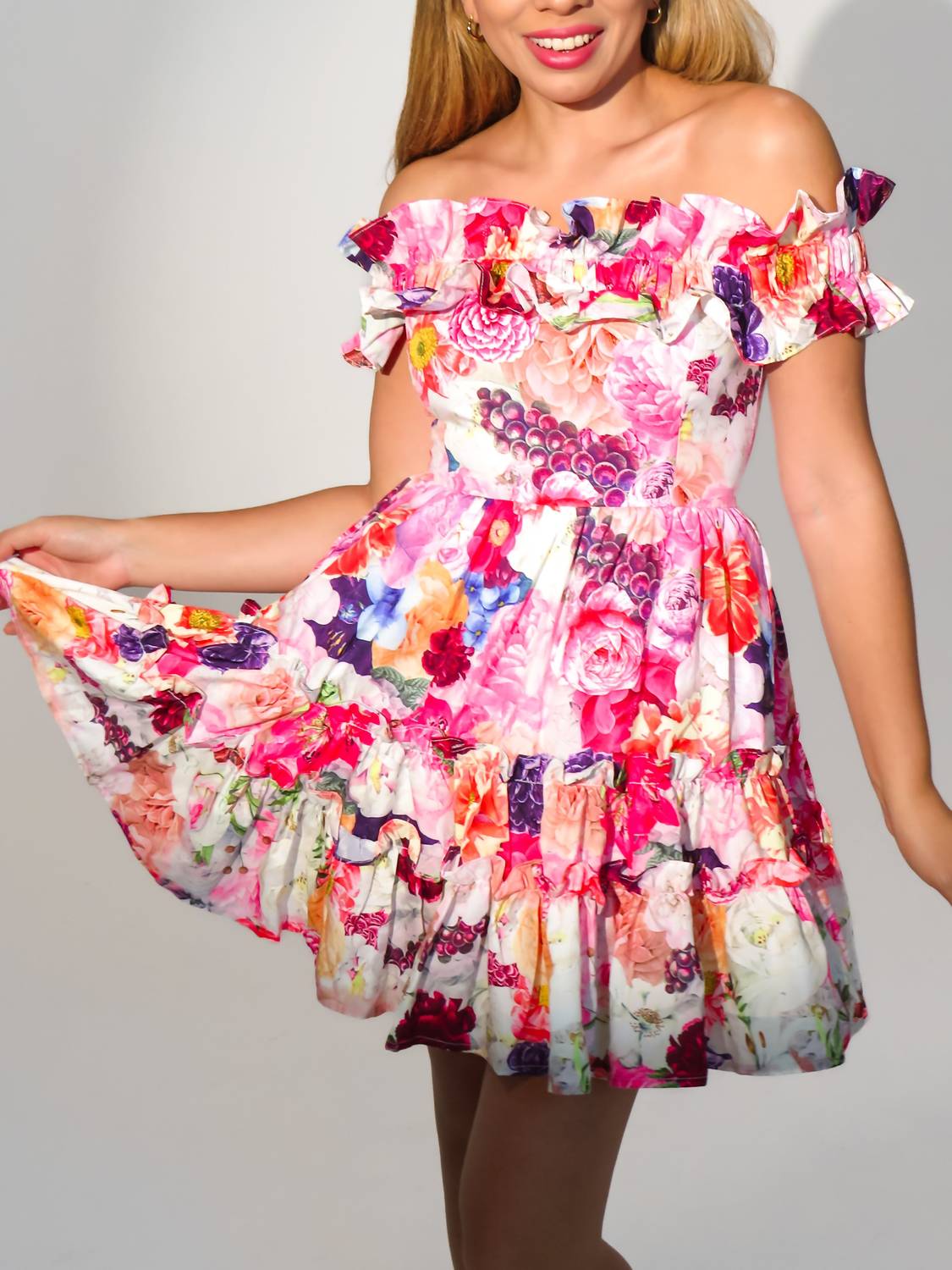Main Strip - Bouquet Babe Mini Dress