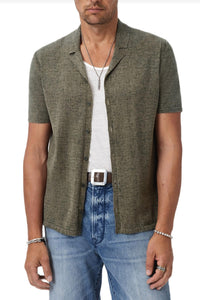 John Varvatos - Jnayeem Short Sleeve Etching Shirt