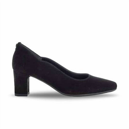 Gabor - Women's Scalloped Suede Heel