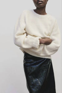 Mijeong Park - Alpaca Blend Wholegarment Knit Sweater