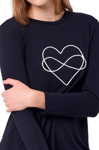 French Kyss - Infinity Heart Detail Top
