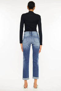 Kancan - Raven Ultra High Rise Slim Straight Leg Jeans
