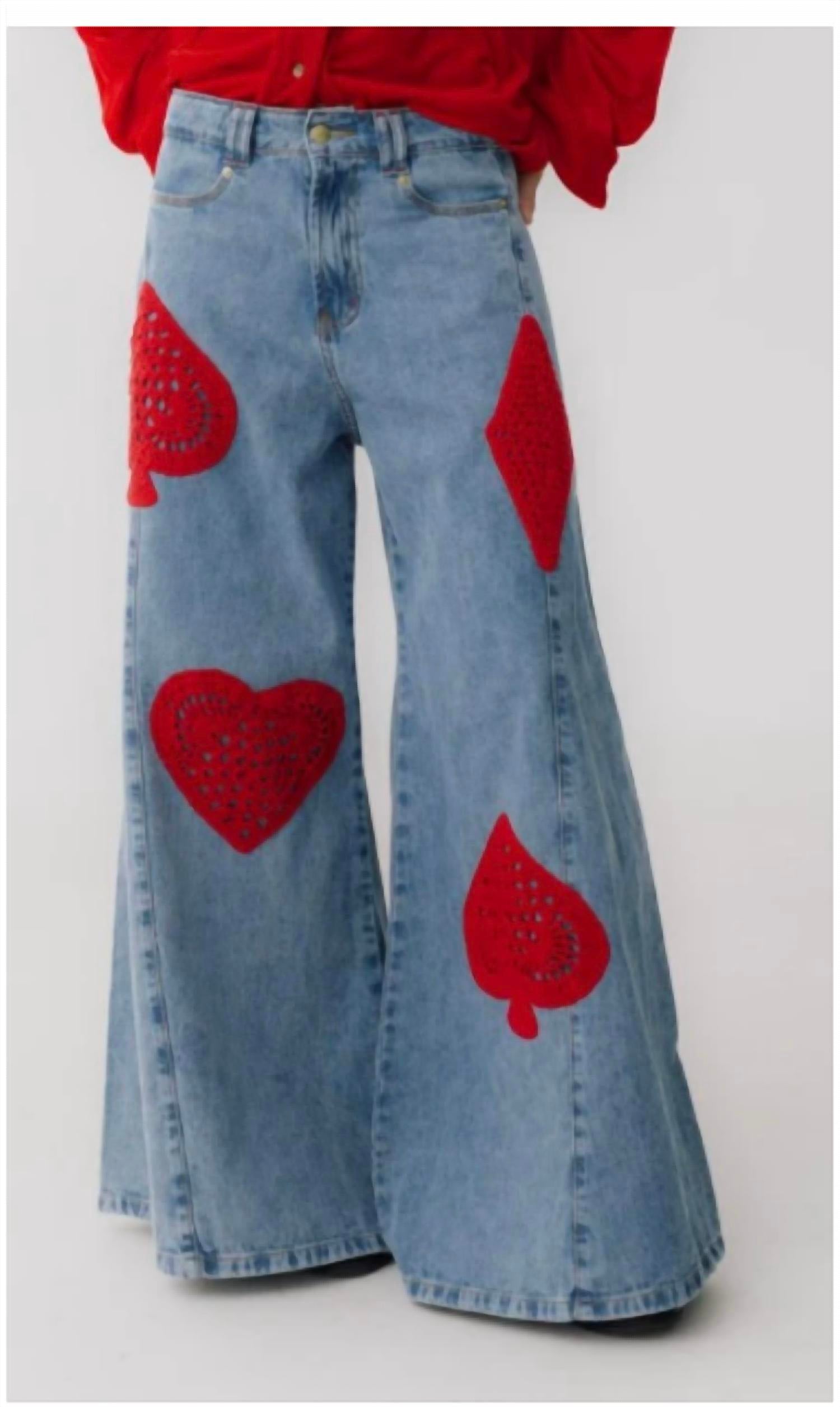 Savia - Women's Wide Crochet Jean