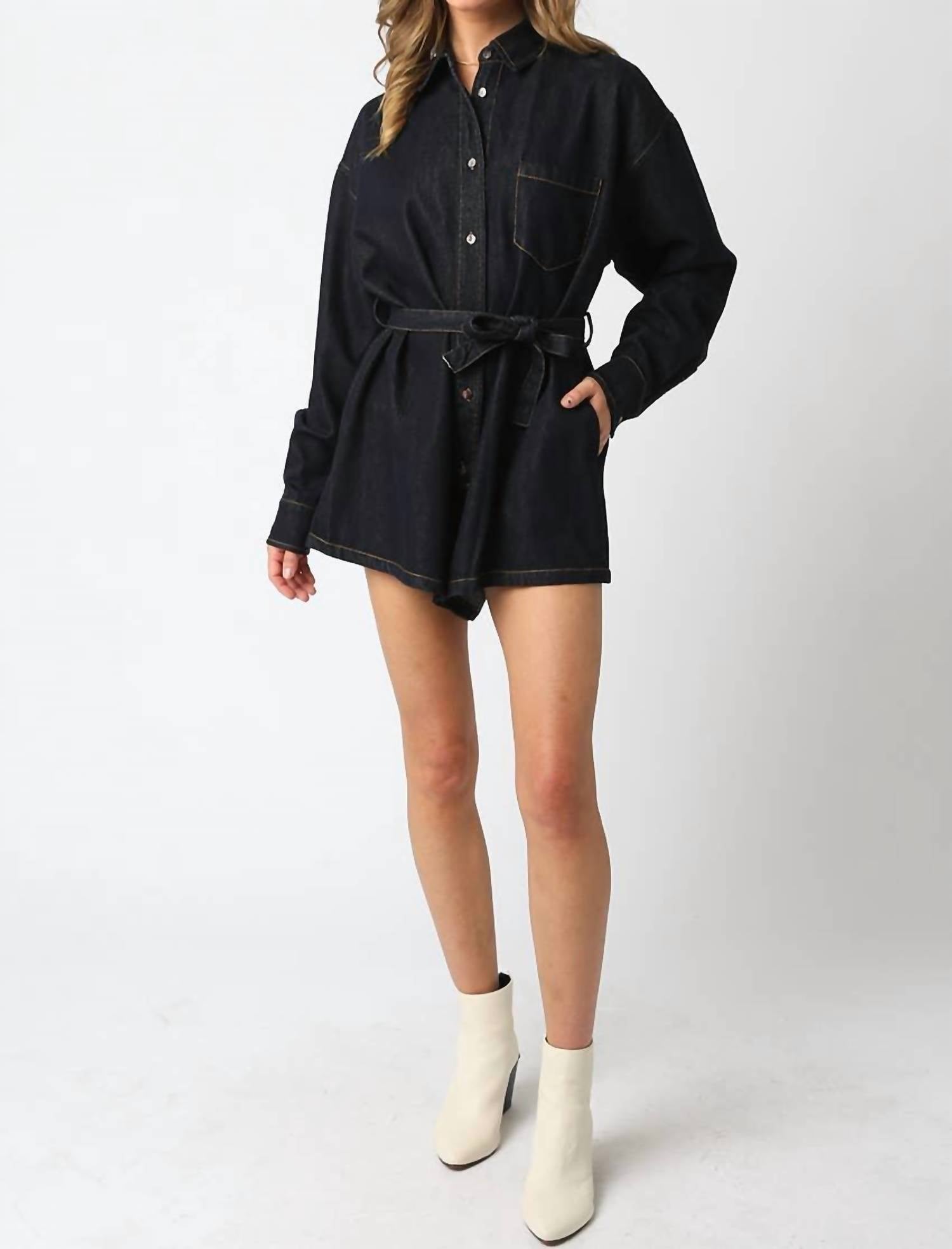Olivaceous - Off Duty Romper