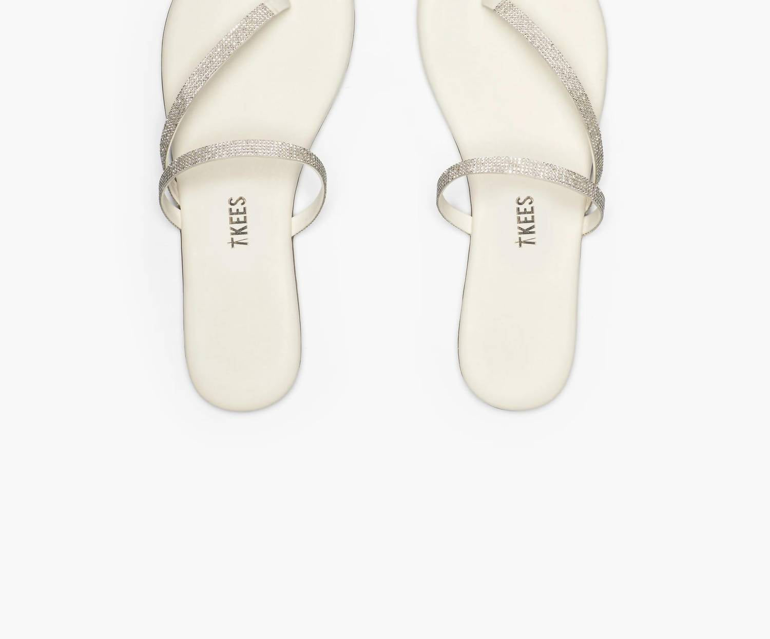 TKEES Women's Infinity Sarit Sandal in cream - women's sandal - alternate view