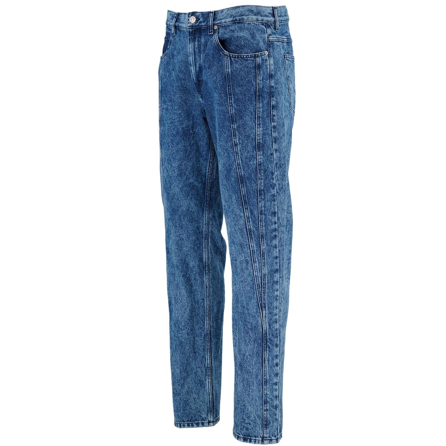 ISABEL MARANT Men's Jalin Jeans in blue - men's jeans - detail view