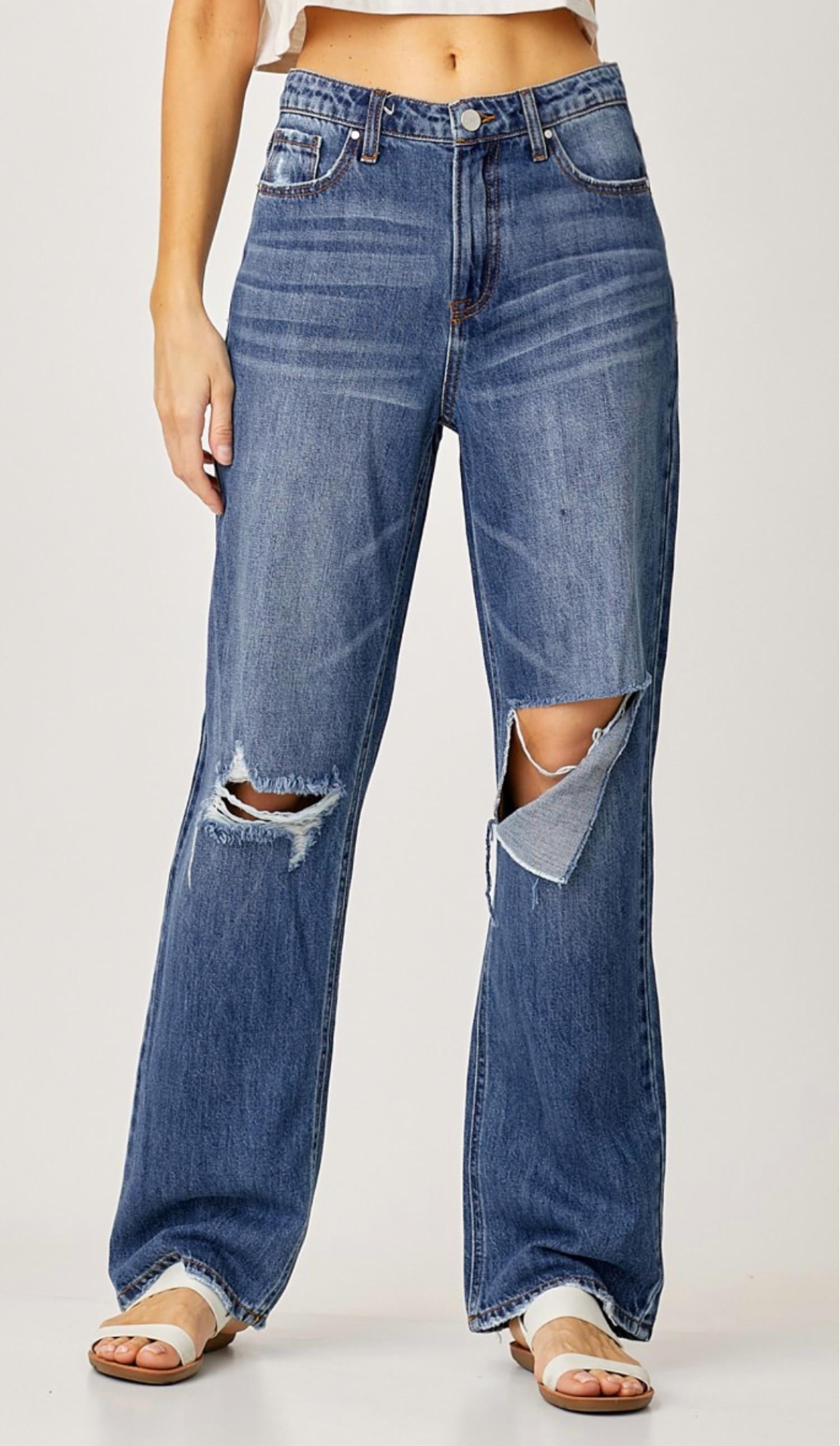 Risen - 90's Comfy Mom Jeans Jeans
