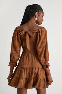 Lulus - Charming Afternoon Balloon Sleeve Mini Dress