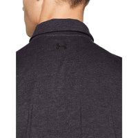 UNDER ARMOUR Charged Cotton Scramble Golf Polo Shirt Top in black - men's shirt - alternate view