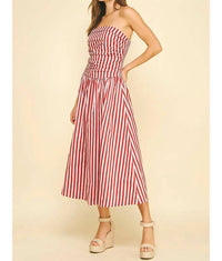 Pinch - Stripe Tube Maxi Dress