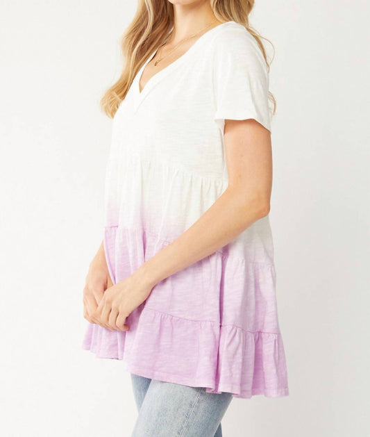 Entro - Ombre Tiered Top