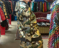 Any Old Iron - Camo Sequin Sweatshirt