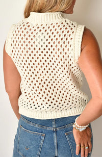 Bishop + Young - Women's Open Weave Shell Top