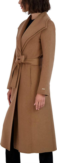 Maxi Double Face Belted Wrap Coat