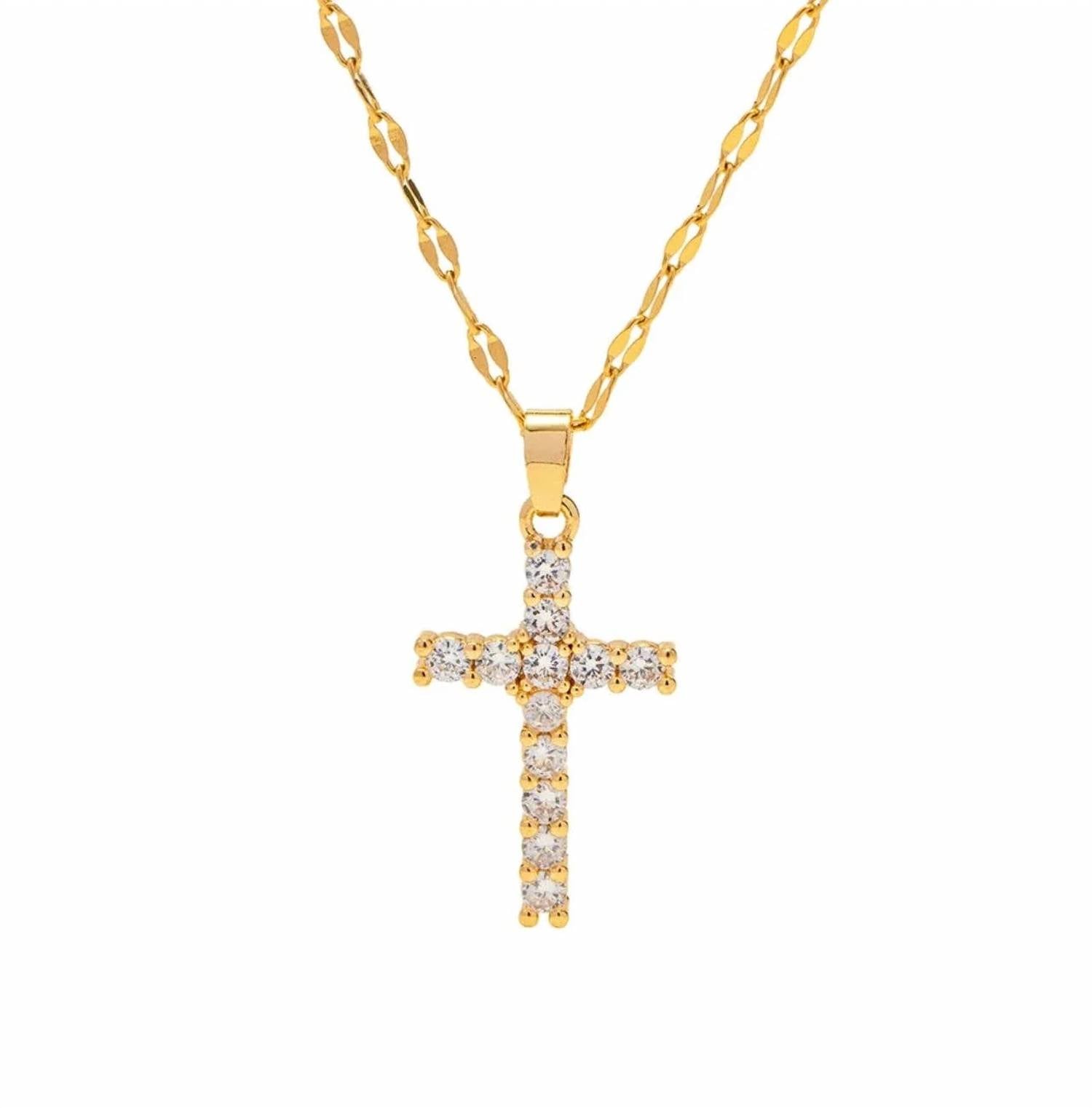Chansuttpearls - The Reese Cross Pendant