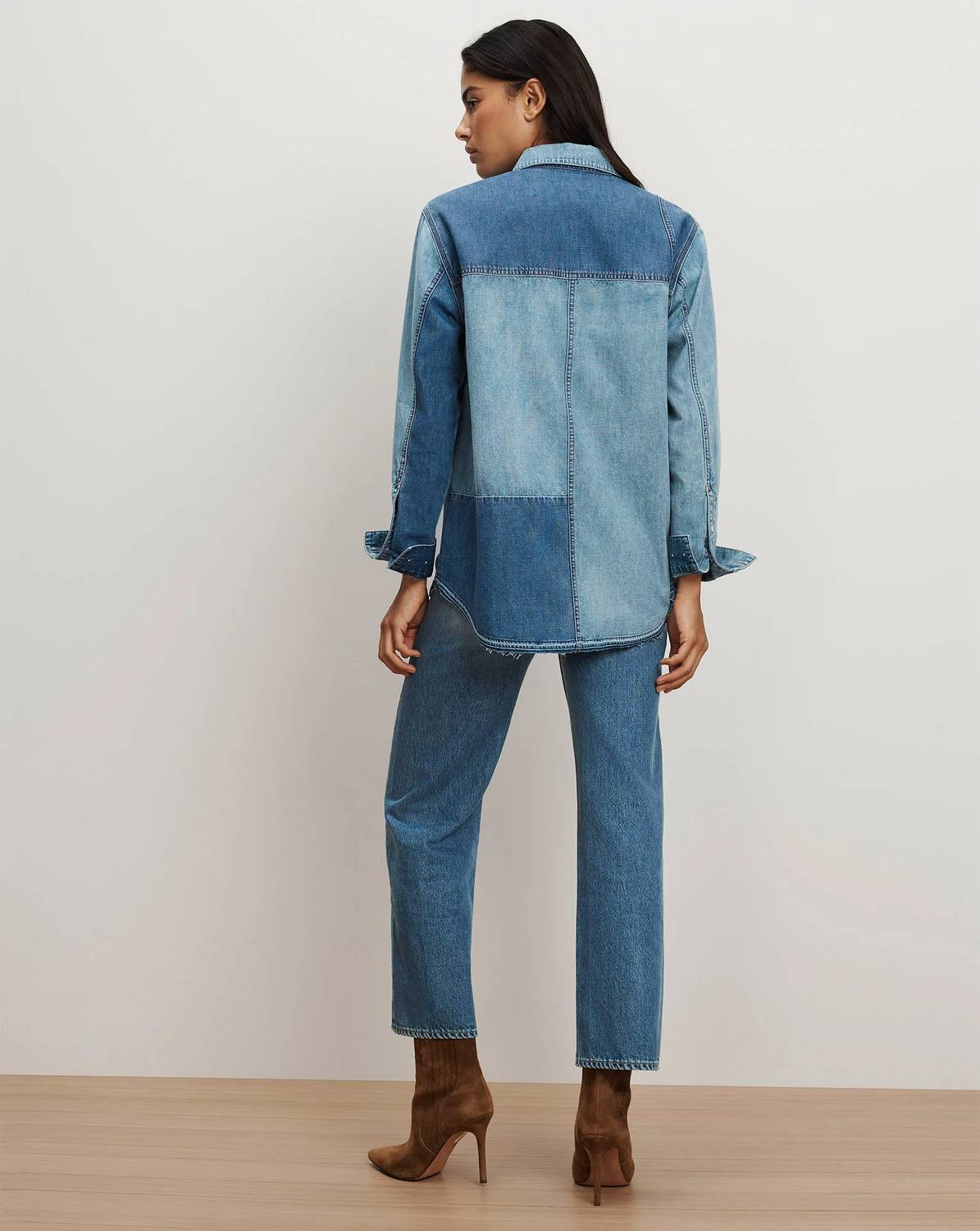 Veronica Beard - Dalma Colorblock Button Down Shirt