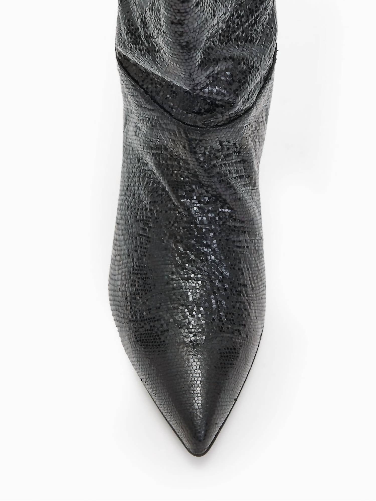 Allsaints - Women's Nori Shimmer Knee High Leather Boots