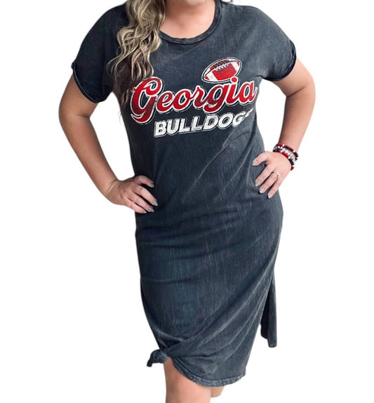 Hrt & Luv - GA Bulldogs T-shirt Dress