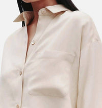 Twp - Soon To Be Ex Cropped Button-up Shirt