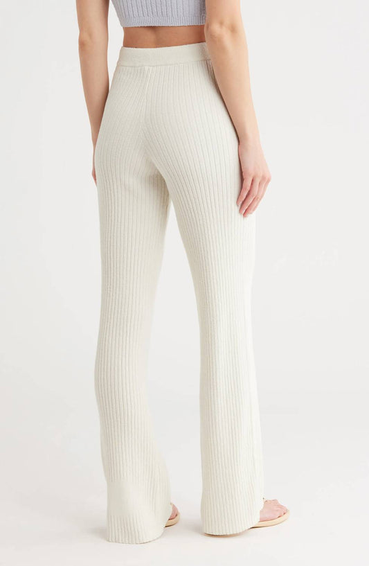 Good American - Ribbed Terry Lounge Pants