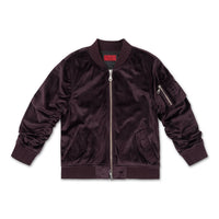 Haus Of Jr - Men's Velour Velour Bomber Jacket