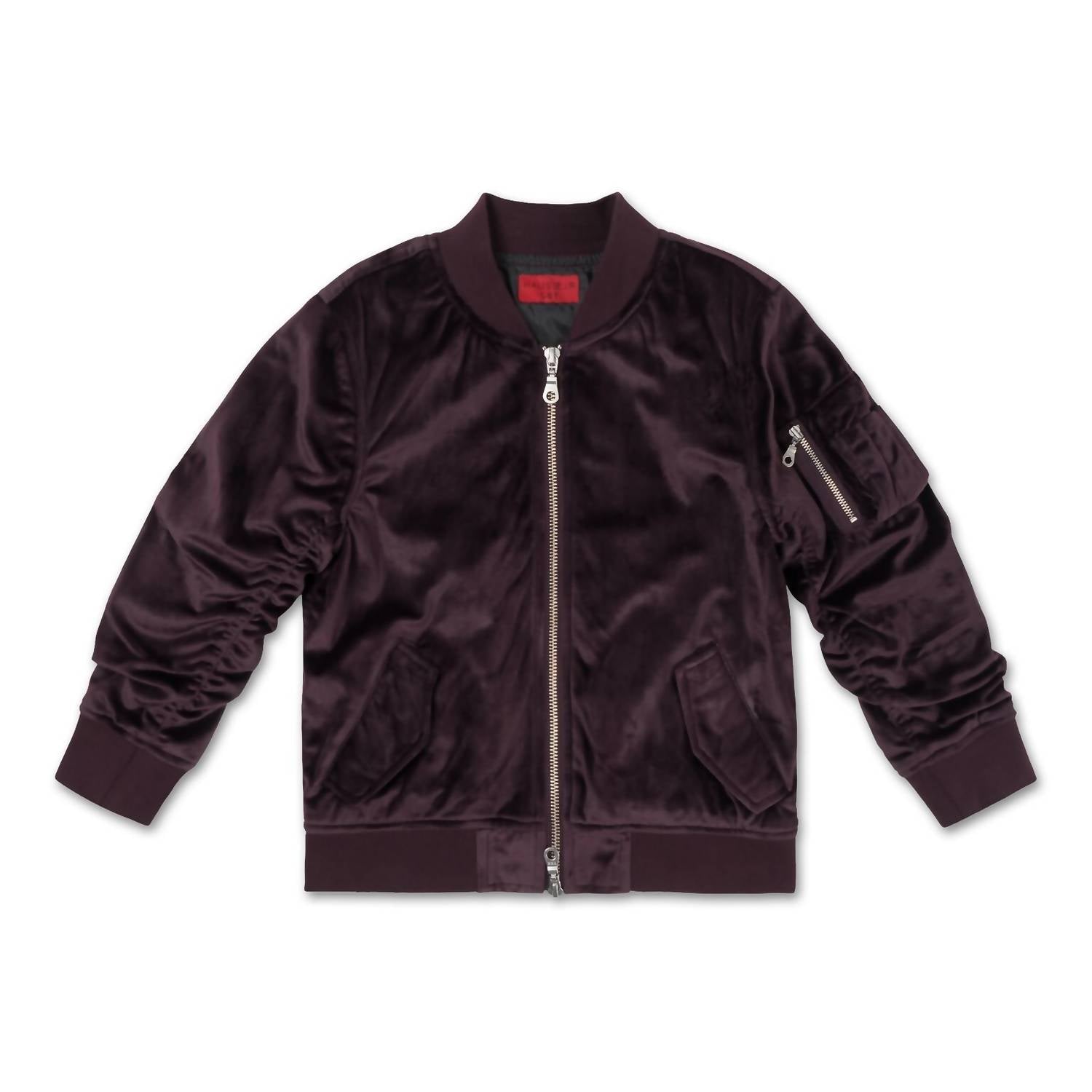 Haus Of Jr - Men's Velour Velour Bomber Jacket