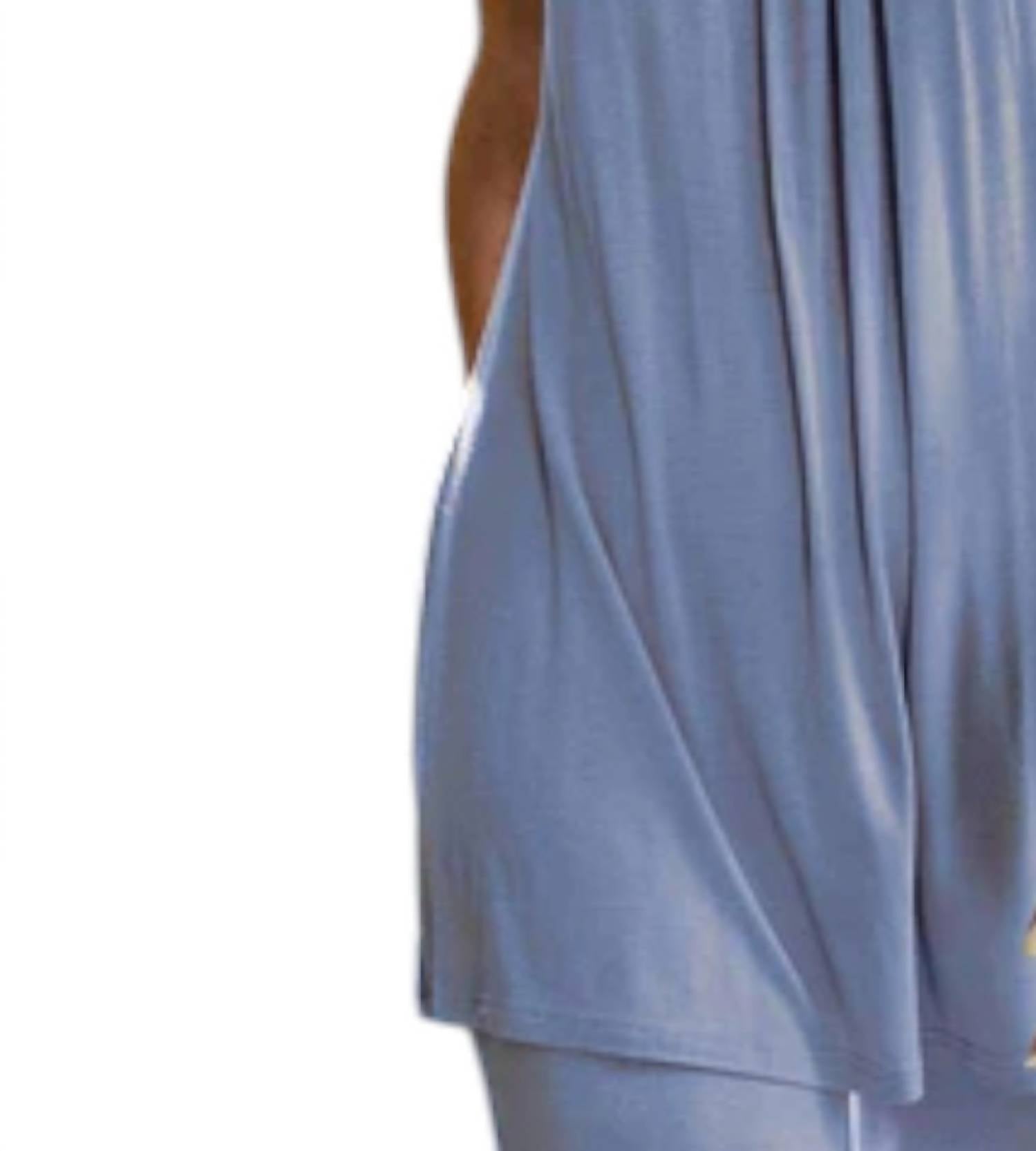 Yala - Delia Gathered Tank Organic Bamboo Pajama Set