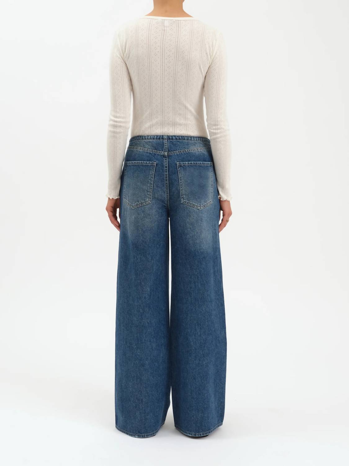 Daze - Madison High Rise Wide Leg Jeans