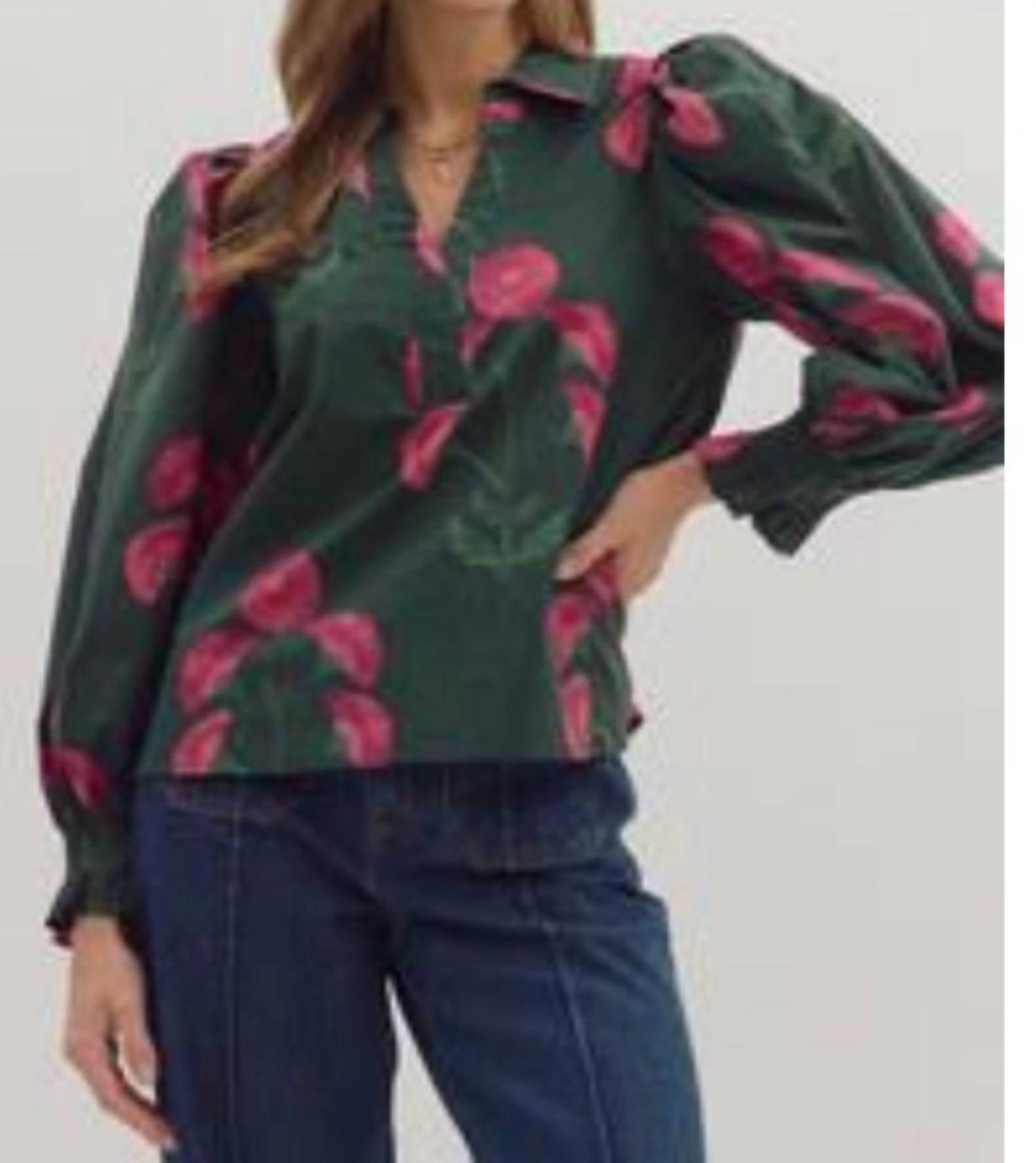 Entro - Midnight Garden Blouse