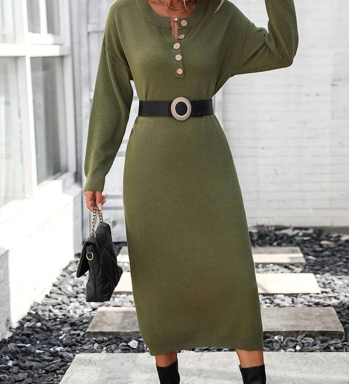 Sweetkama - Essential Knit Midi Dress