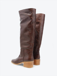 COCLICO Women's Alto Knee High Boot in traviata castagno - women's shoe - alternate view