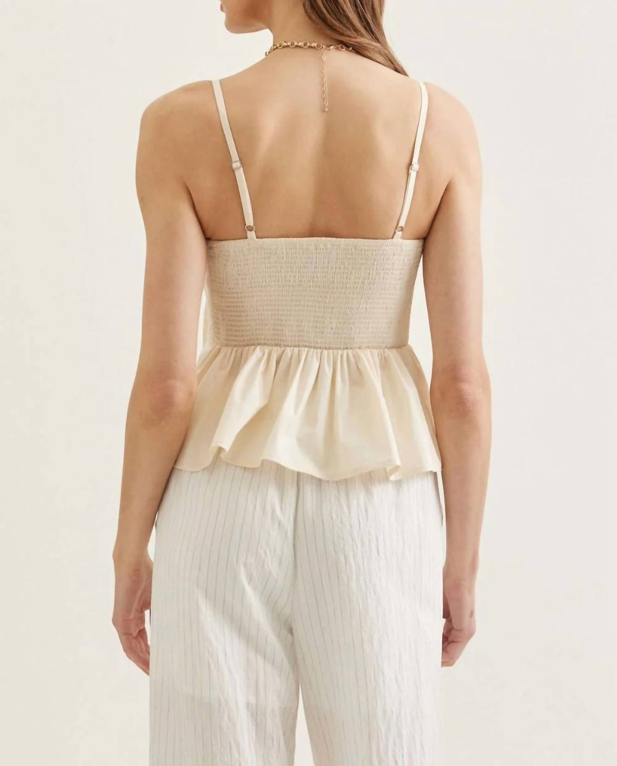 Entro - Dani Pleated Sleeveless Top