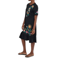 Johnny Was - ZIVIANA RUFFLE HEM KNIT MIDI DRESS