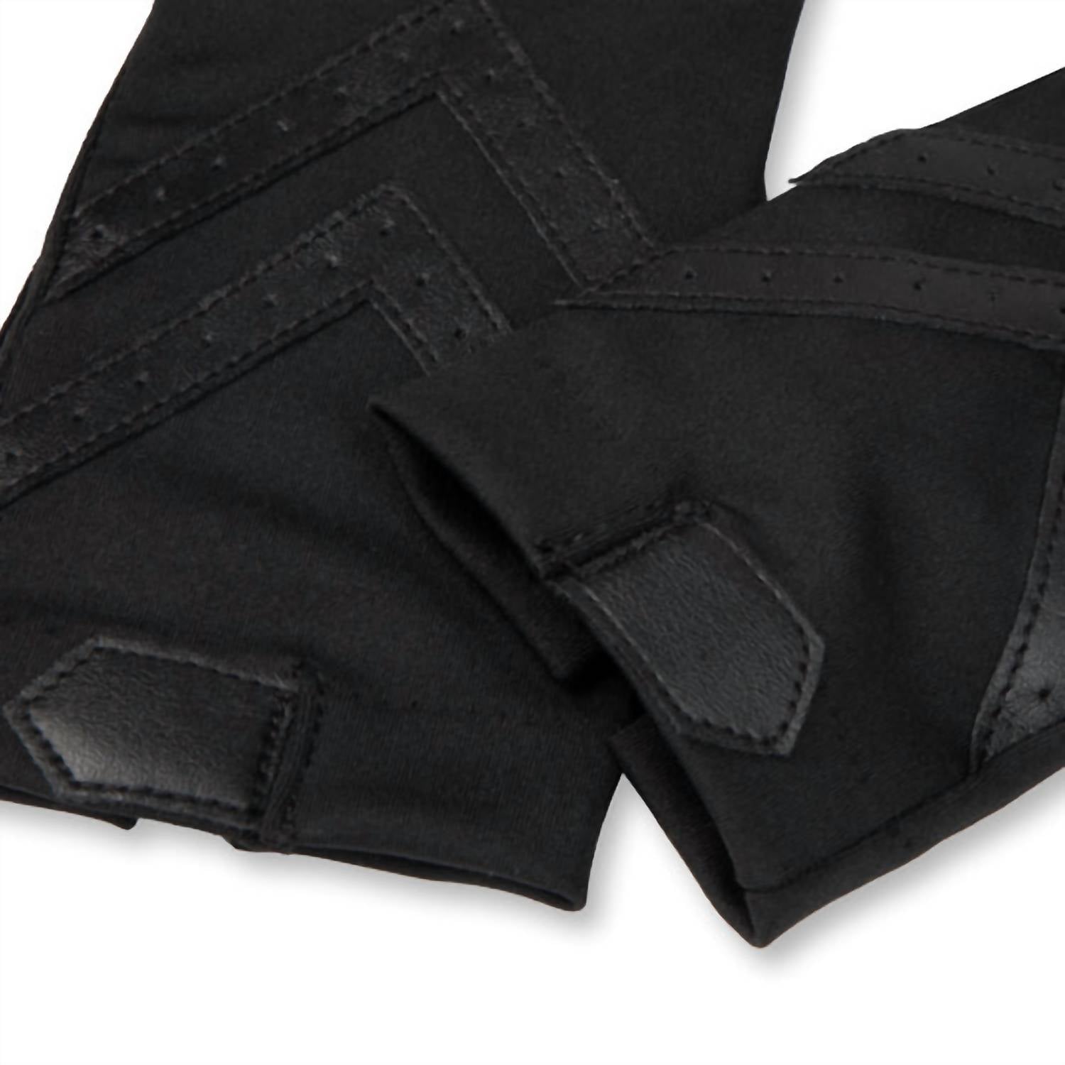 Isotoner - Women's Spandex Shortie Glove With Chevron Detail